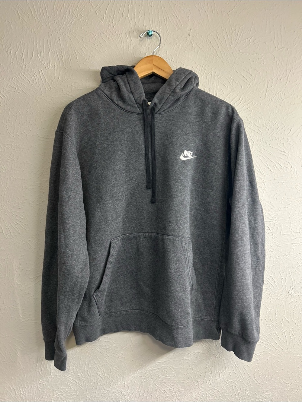 Nike Dark Gray Hoodie Sweater Medium